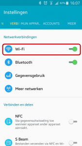 wifi instellingen openen