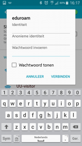 wachtwoord invoeren