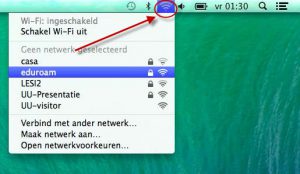 selecteer wifi