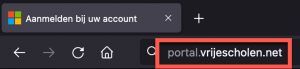 navigeer naar portal.vrijescholen.net