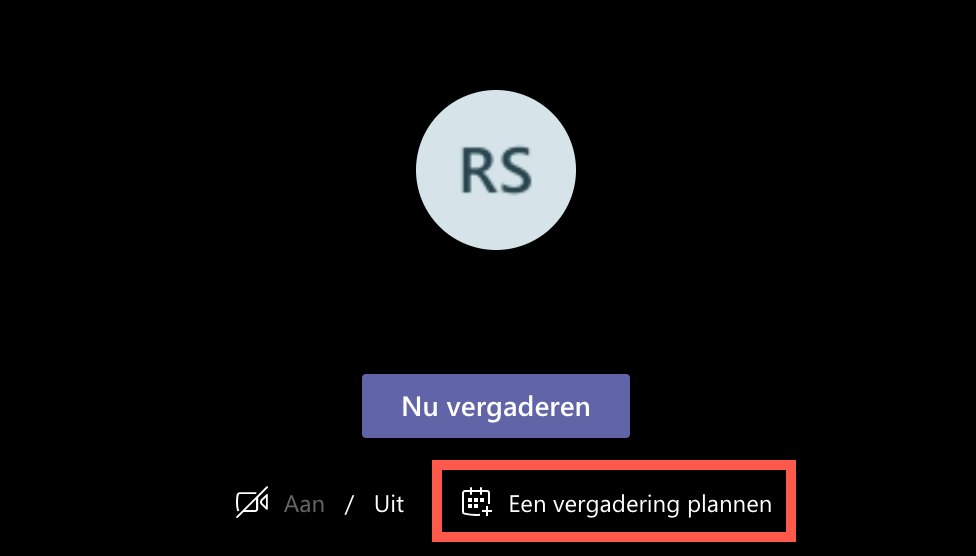 vergadering plannen