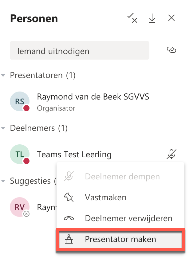 presentator maken