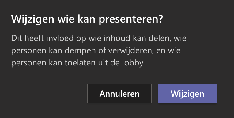 wijzigen