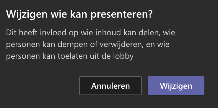 wijzigen