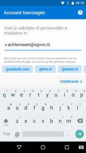 account toevoegen