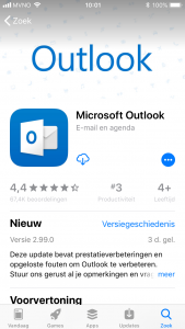 app installeren uit appstore