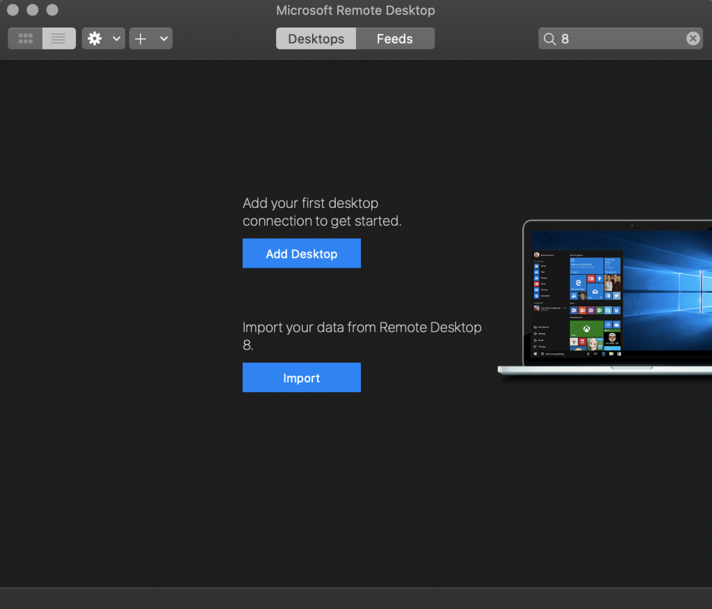 add desktop