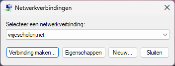 Verbinding maken...